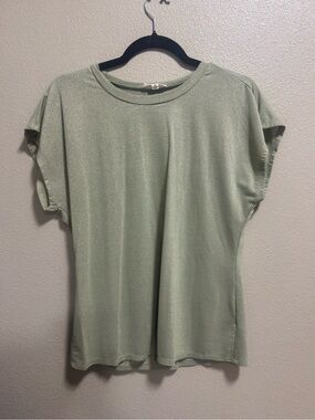 Women's Light Sage Shimmer Short Sleeve Tee